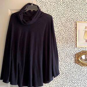 J Crew Poncho in Black